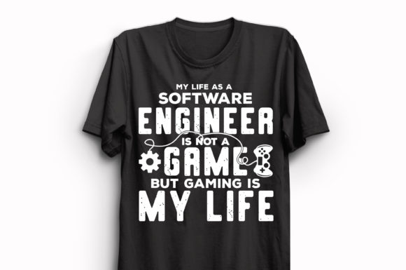 Game Lover T-shirt Design 108: Graphics & Print Templates