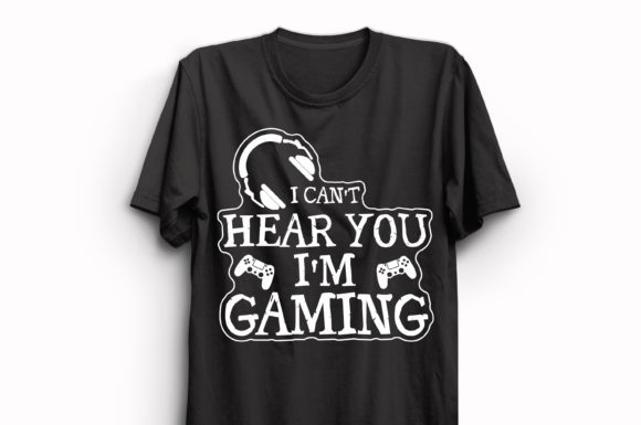 Game Lover T-shirt Design 111: Graphics & Print Templates