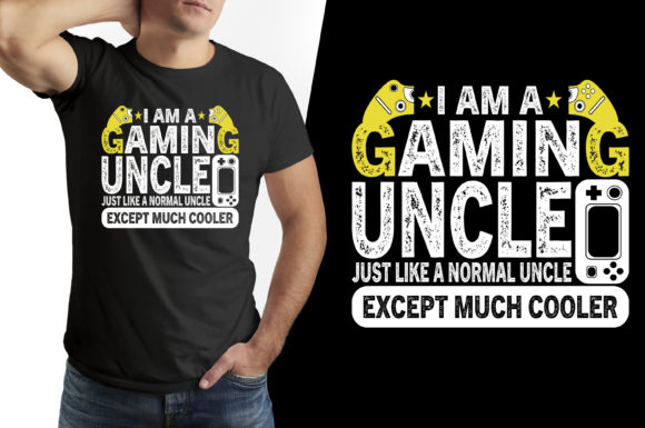 Game Lover T-shirt Design 20: Graphics & Print Templates