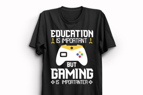 Game Lover T-shirt Design 42: Graphics & Print Templates