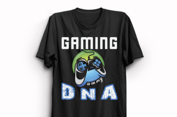 Game Lover T-shirt Design 48: Graphics & Print Templates