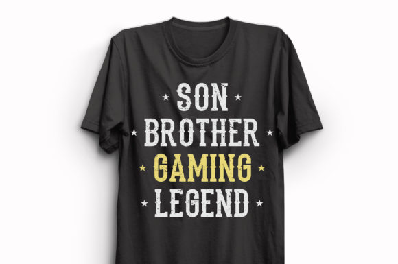 Game Lover T-shirt Design 71: Graphics & Print Templates