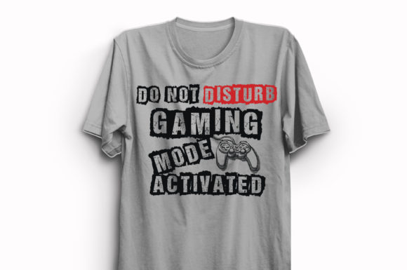 Game Lover T-shirt Design 72: Graphics & Print Templates