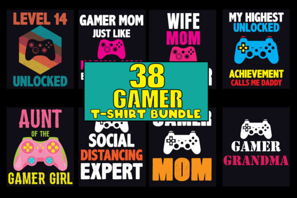 Gamer T-Shirt Design Bundle Review