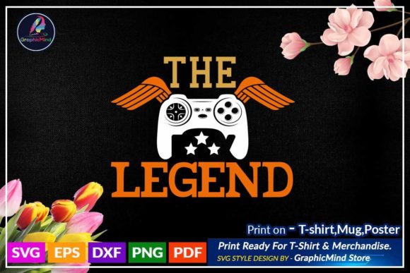 Gaming SVG Craft Sublimation T-Shirt Design Review