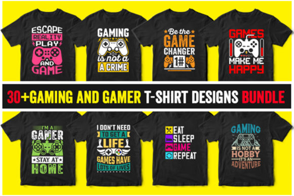Gaming T-Shirt Design Bundles Review