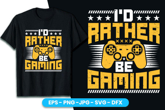 Gaming Vector Graphics for T-Shirt Designs