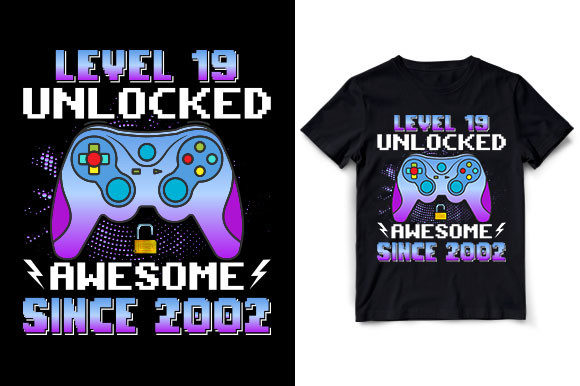 Level 19 Unlocked: Graphics for T-Shirt Designs