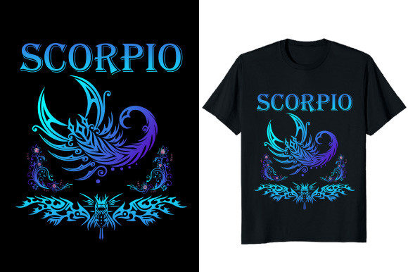 Scorpio Zodiac Graphic T-Shirt Design Review