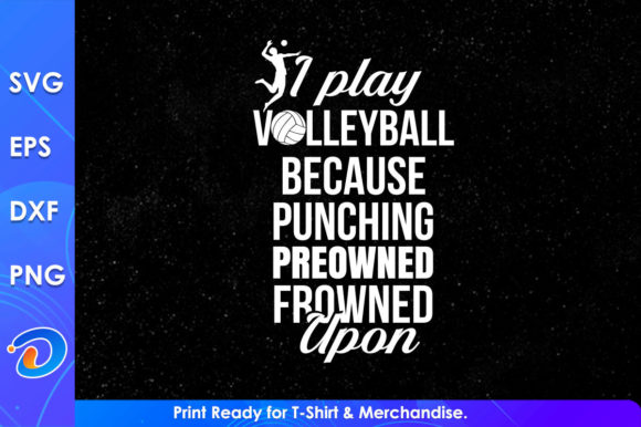 Volleyball SVG Graphics for T-Shirt Designs